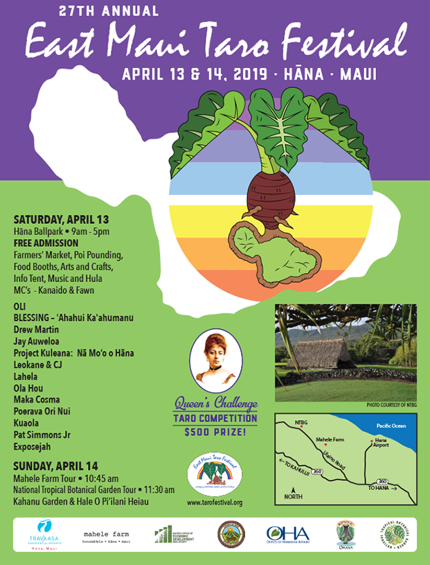 27th Annual EastMaui Taro Festival 2019